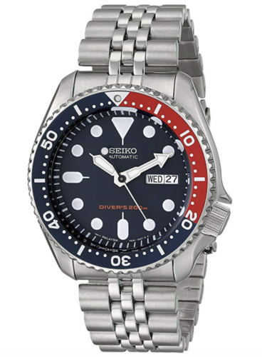 seiko men's skx175 stainless steel automatic dive watch